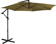 STILISTA Umbrelă de grădină, 330 cm, maro