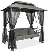 Balansoar de grădină din metal Nice Garden Point antracit