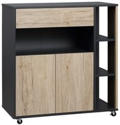 Mobilier de Bucătărie Multifuncțional HOMCOM, 80x39x86.5cm | Aosom Romania