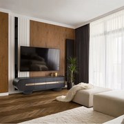 Comoda TV design LUX cu 4 usi Luca