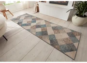 Covor tip traversă albastru/bej 80x200 cm Terrain – Hanse Home