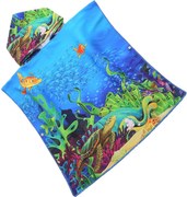 Poncho pentru copii LAGOON TREASURE colorat Dimensiune: 60 x 120 cm