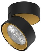 Spot LED aplicat ajustabil perete/tavan UNIVERSAL negru/auriu