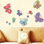 Sticker perete Happy Butterflies