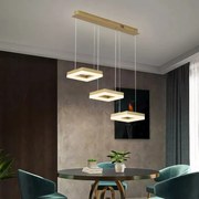 Lustra LED Cu Telecomanda, Elit's EsnF204-3, 96w