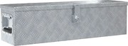 vidaXL Cutie din aluminiu, 80,5 x 22 x 22 cm, argintiu