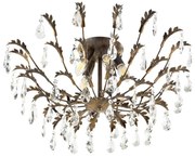 ONLI - Plafonieră TERESA 5xE14/6W/230V bronz