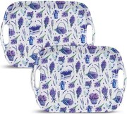 BANQUET Set de tăvi din melamină LAVENDER 36 x 25,5 cm 2 buc