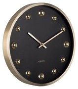 Karlsson 5971BK design ceas de perete negru, diametru 35 cm