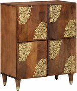 vidaXL Bufet cu raft cu ușă Maro 60 x 33 x 75 cm Lemn de mango solid