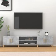 vidaXL Comodă TV, gri beton, 180x31,5x40 cm, lemn prelucrat