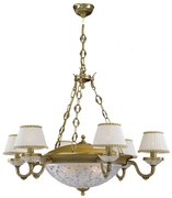 Candelabru din alama 6 brate design italian 10L 6402