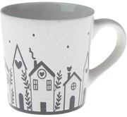 Cană ceramică Căsuțe I, 470 ml