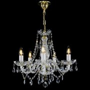 Candelabru Cristal Bohemia Exclusive 5 brate, diam. 48cm Magda V CE