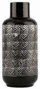 Vază ceramică YL711 Zuba, negru-alb