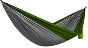 Hamac turistic SANTIAGO 260x140 cm, verde/gri