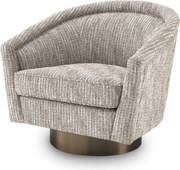 Fotoliu rotativ design lux Catene, bej 115299 HZ
