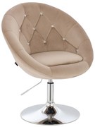 HR8516CN Scaun Latte din Catifea