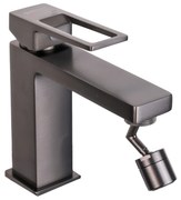 Baterie bideu TRENDY’S, design rectangular, gri