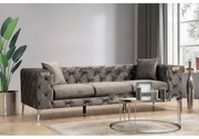 Canapea Tapitata cu 3 Locuri Como 3 Seater - Anthracite 237 X 70 X 90