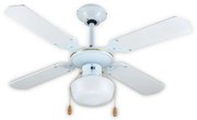 Resigilat: ventilator de tavan cu lampă SAPIR SP 1760 4C1L, 50W, 106 cm, 3 trepte, alb