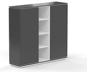 Dulap înalt Creator 162,8 x 44,5 x 150,7 cm, alb / antracit