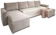 Coltar in forma de U SMART COSARO 295x140 cm, crem