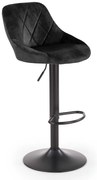 Scaun de bar Archer, negru