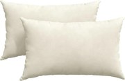 vidaXL Perne pentru canapea 2 pcs Crem 50 x 30 cm