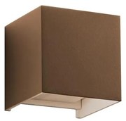 Aplică LED de exterior Ideal Lux ATOM LED/12W/230V IP54 maro