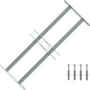 vidaXL Grilaj de siguranță pentru ferestre cu 2 bare transversale 500-650 mm