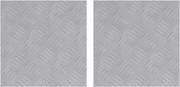 vidaXL Trepte Pătrat 2 pcs Argintiu 30 x 30 cm Aluminiu