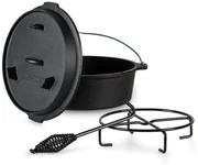 Guernsey, oală premium din fontă,  12,0 oală barbecue, fontă, dimensiune XL / 12 qt / 13,6 l