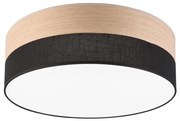Plafonieră LED SIRJA WOOD LED/36W/230V d. 45 cm negru/stejar