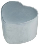 Puf pentru copii albastru deschis cu tapițerie din catifea Lil Sofa – Roba