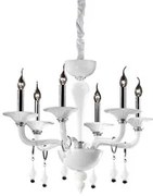 Lustra clasica 6 becuri E14 MIRAMARE 068183 IDEAL LUX