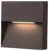Aplica LED de exterior ambientala IP54 CASORIA SQUARE gri