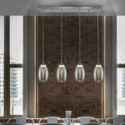 Lustra LED design modern cu 4 pendule Nebula SV-584214