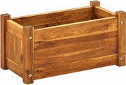 vidaXL Strat înălțat de grădină, 50x25x25 cm, lemn de acacia