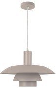 Lustră suspendată pe cablu FERRO 1xE27/15W/230V gri
