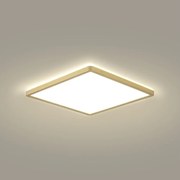 Brilagi - Corp de iluminat LED pentru baie ULTRA SLIM, 24 W, 230 V, 42 x 42 cm, auriu, IP54