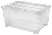 Cutie de depozitare TEX BOX 150 l transparent