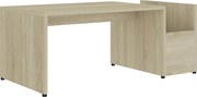 vidaXL Măsuță de cafea, stejar sonoma, 90 x 45 x 35 cm, lemn prelucrat