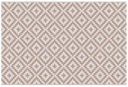 Outsunny Covor pentru Exterior Reversibil cu Model Geometric, Rezistent la Razele UV, 182x274 cm, Cafeniu | Aosom Romania
