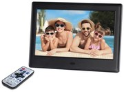 Ramă foto digitală cu difuzor 230V neagră Sencor + telecomandă