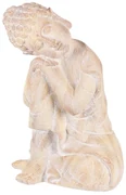 Decorațiune de grădină Buddha, magneziu, 30 x 24 x42 cm