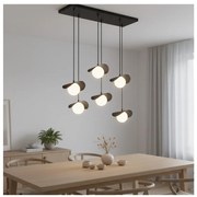 Lustră pe cablu RITUAL 6xG9/8W/230V, neagră