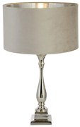 Veioza/Lampa de masa design lux elegant Belle crom/taupe
