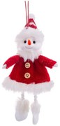 Ornament de Crăciun din material textil 17 cm Snowman – Casa Selección