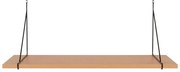Raft în culoare naturală cu aspect de lemn de frasin 80 cm Chiba – House Nordic